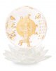 Křišťálová koule na lotosu s Kuan Yin - Feng shui 